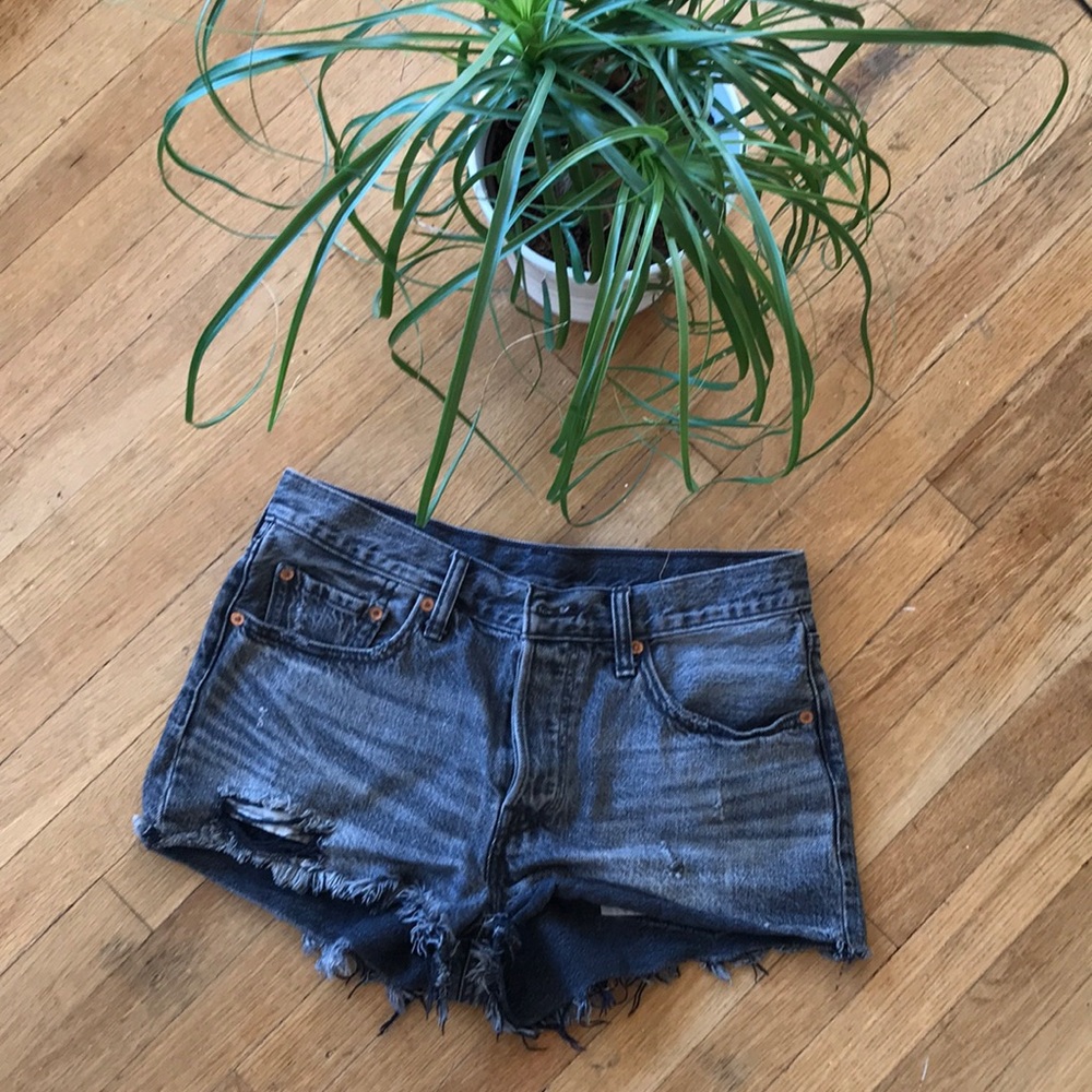 Levi’s high waist cutoff shorts